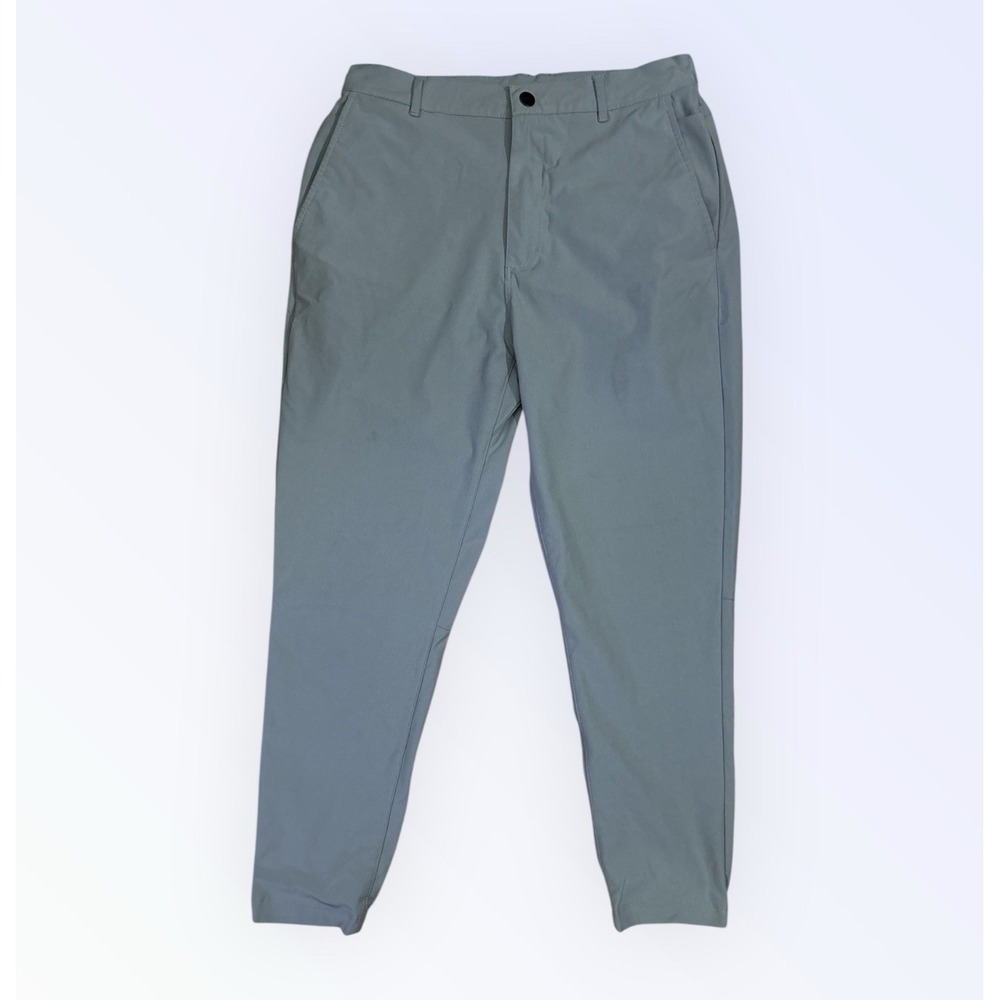X Cuts Pants Mens Large Gray Joggers Business Casual Athletic Stretch 30x26.5